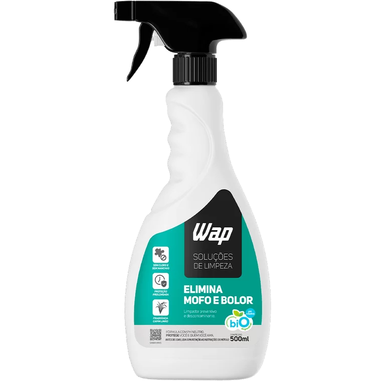 LIMPADOR PREVENTIVO E DESCONTAMINANTE 500ML WAP ELIMINA MOFO E BOLOR