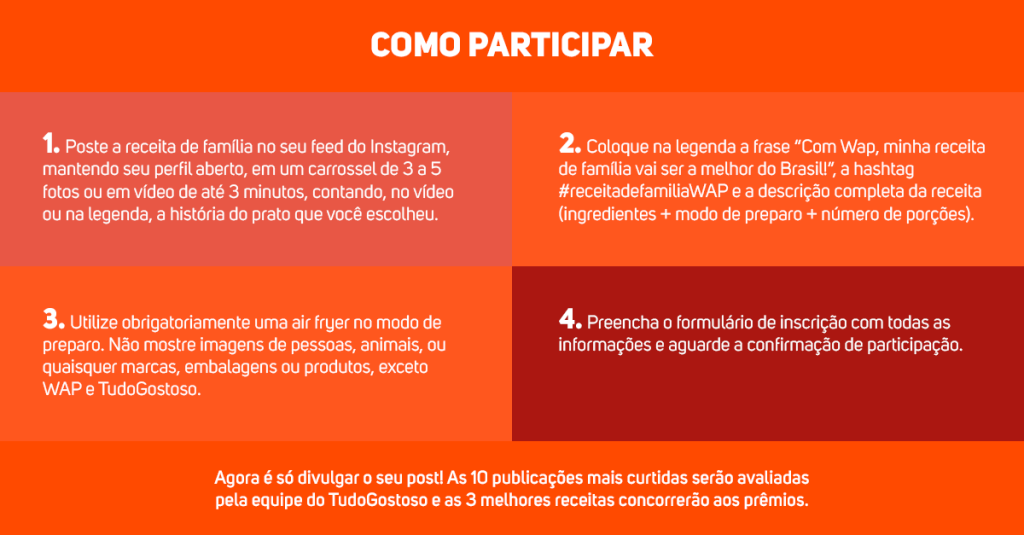 Concurso receita de família WAP