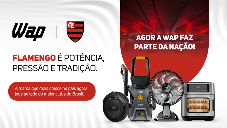 WAP é a nova patrocinadora do Flamengo