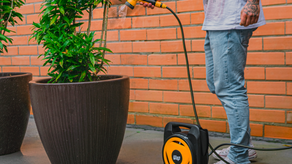irrigação flores e plantas