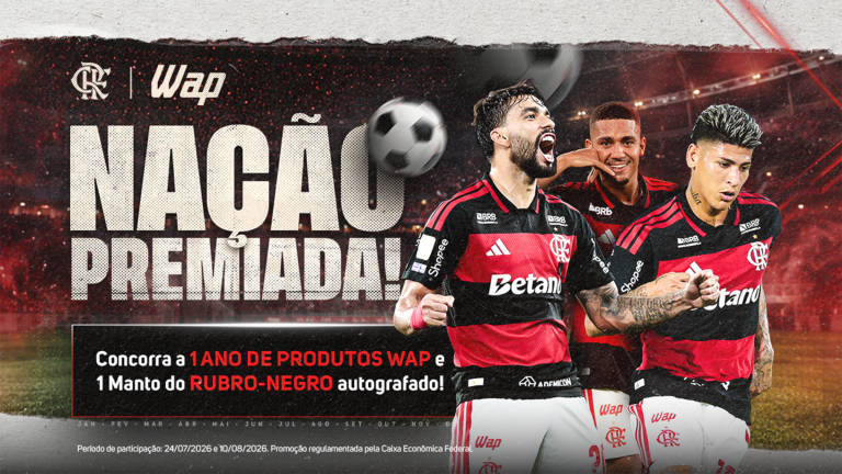 Flamengo e WAP: Nação Premiada – Paixão por gerações 