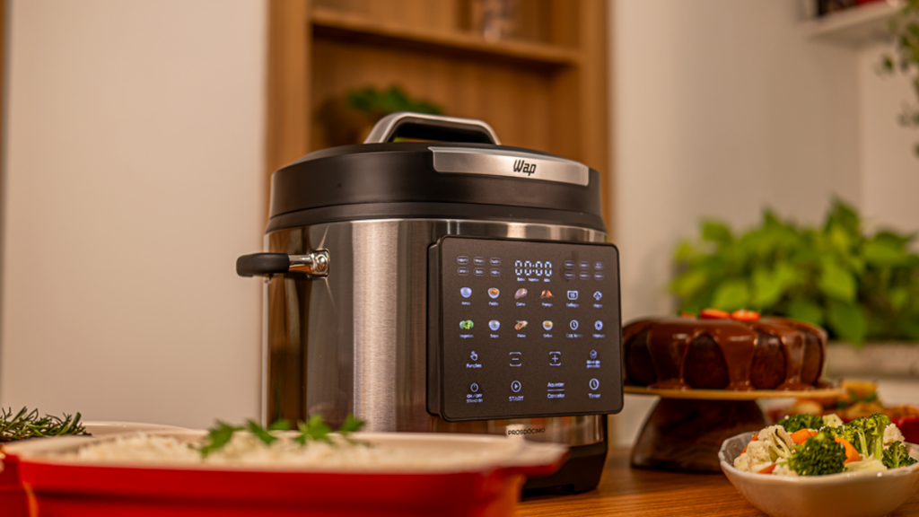 funções da Pressão Elétrica Multicooker